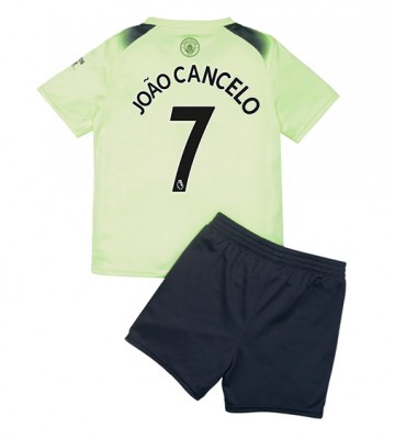 Manchester City Joao Cancelo #7 babykläder Tredje Tröja barn 2022-23 Korta ärmar (+ Korta byxor)